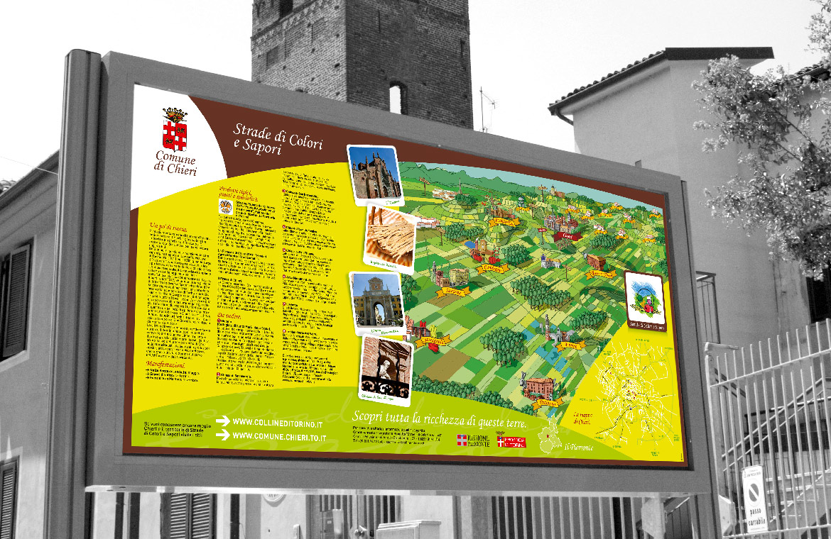 Studio Cartellonistica Turistica, Materiali informativi