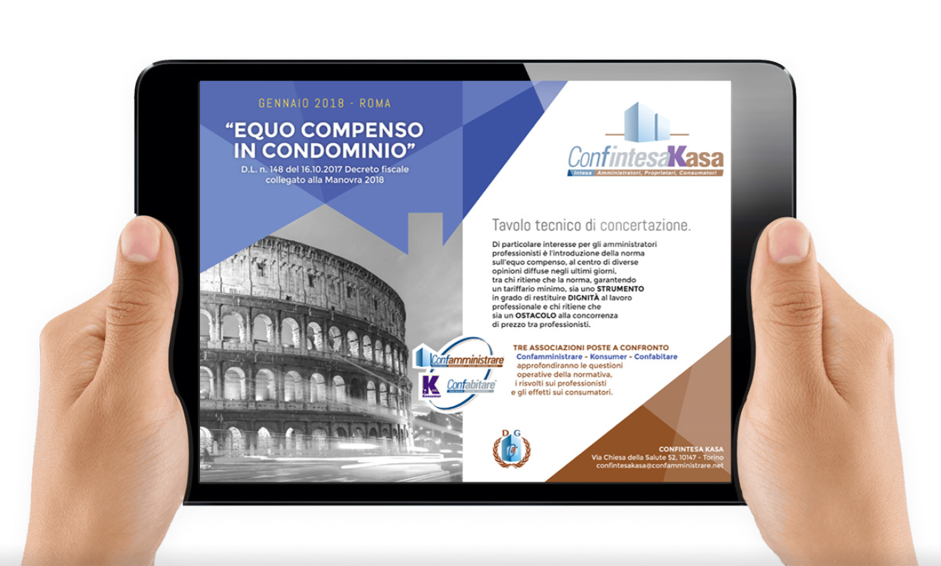 Confamministrare :: Locandine per divulgazione su Facebook e newsletter