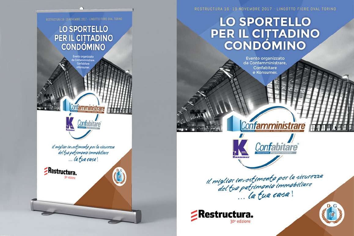 Confamministrare :: RollUp per allestimenti fieristici