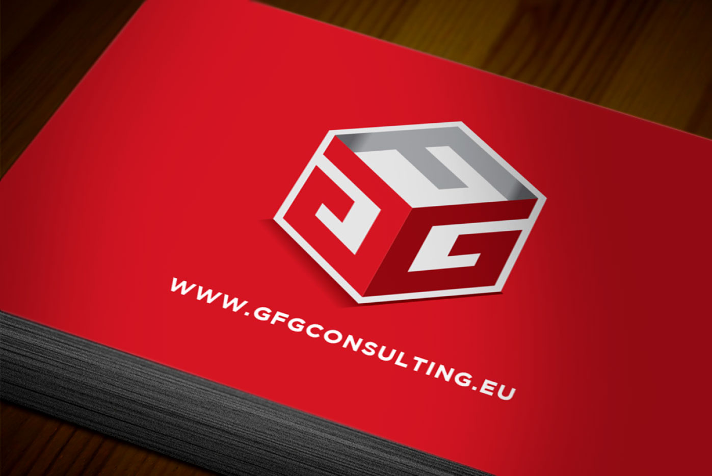 Studio e stampa del biglietto da visita GFG Consulting