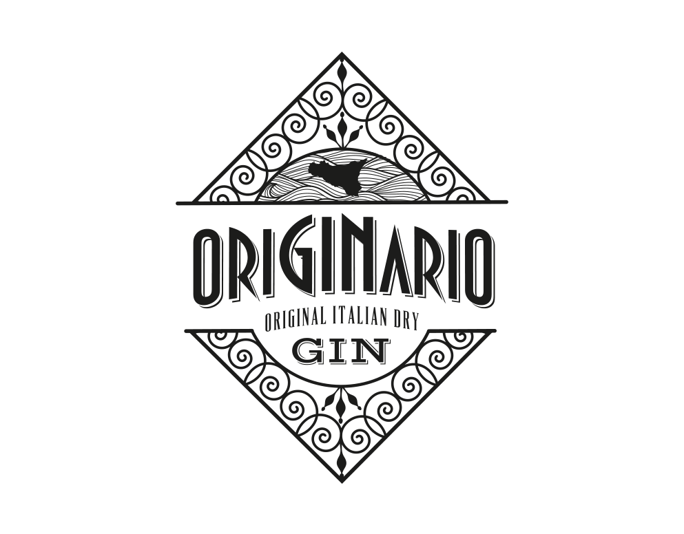 dpadv - Studio immagine linea Gin Originario, Logo, Etichette, Packaging