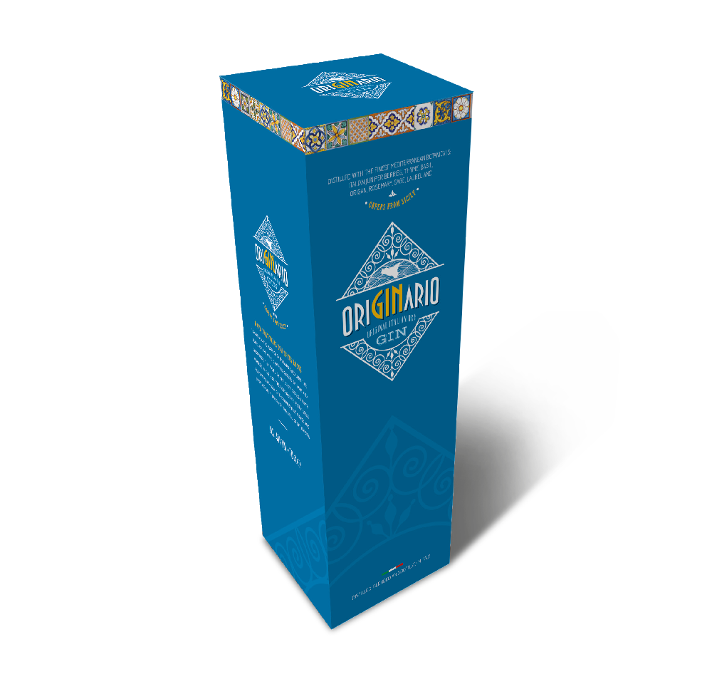 dpadv - Studio immagine linea Gin Originario, Logo, Etichette, Packaging