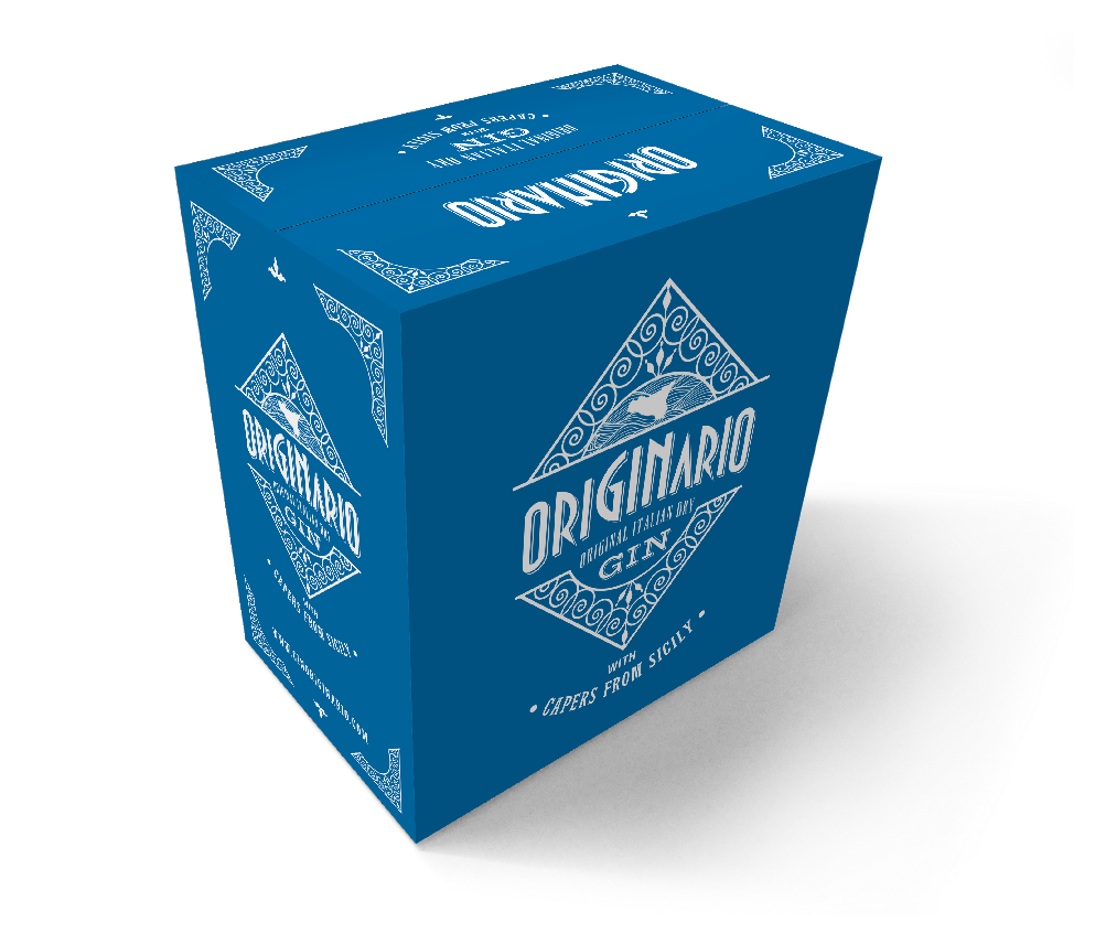 dpadv - Studio immagine linea Gin Originario, Logo, Etichette, Packaging