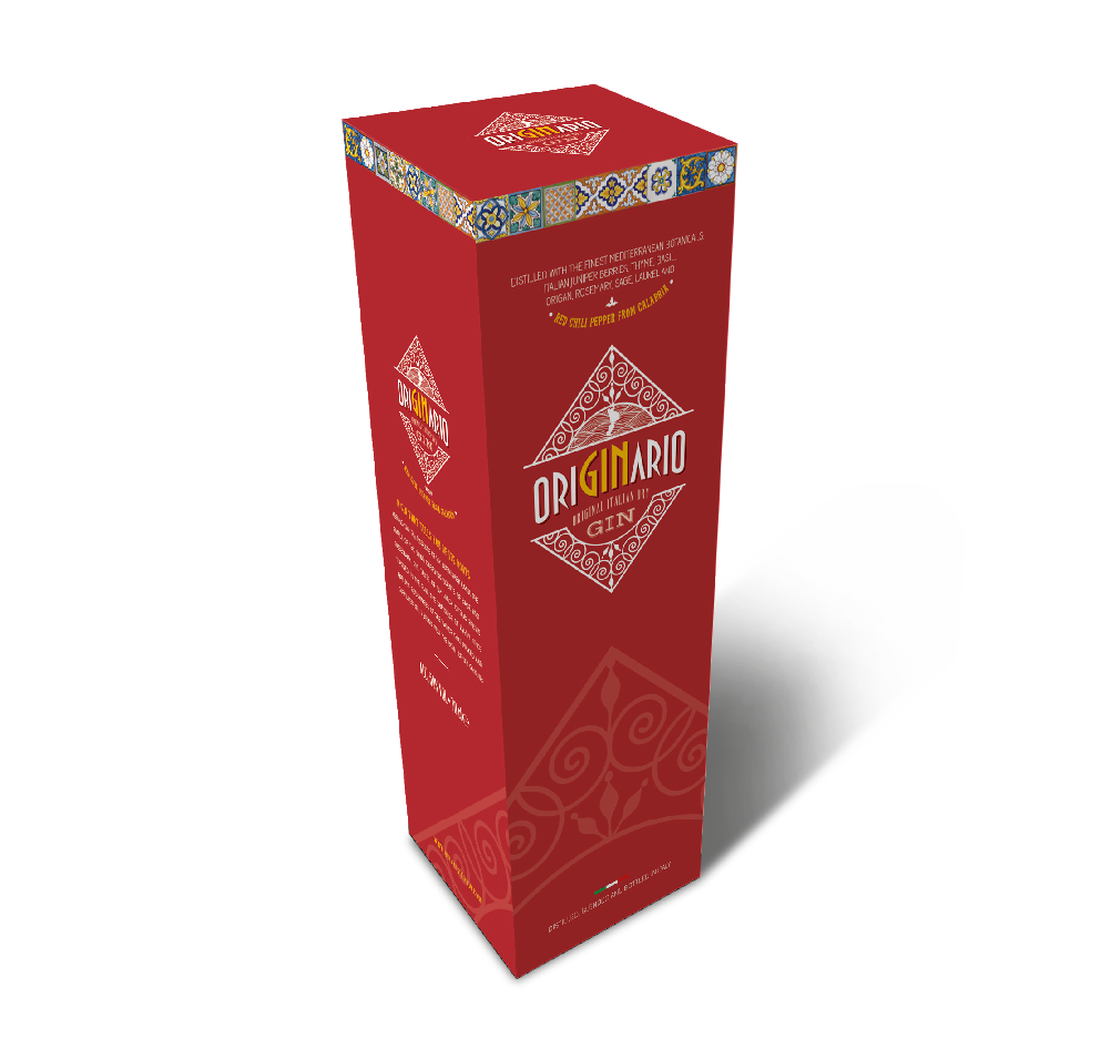 dpadv - Studio immagine linea Gin Originario, Logo, Etichette, Packaging