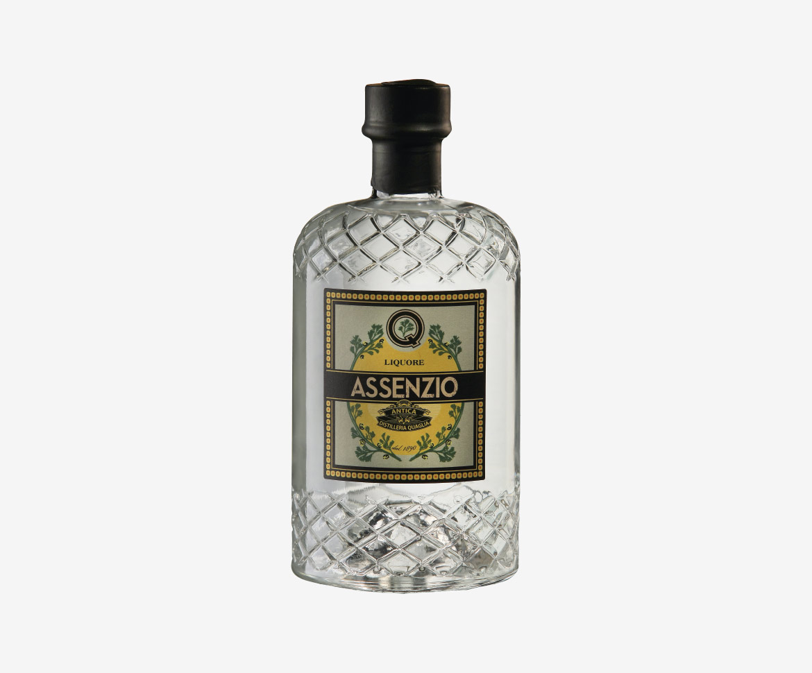 Studio linea etichette liquori Distilleria Quaglia
