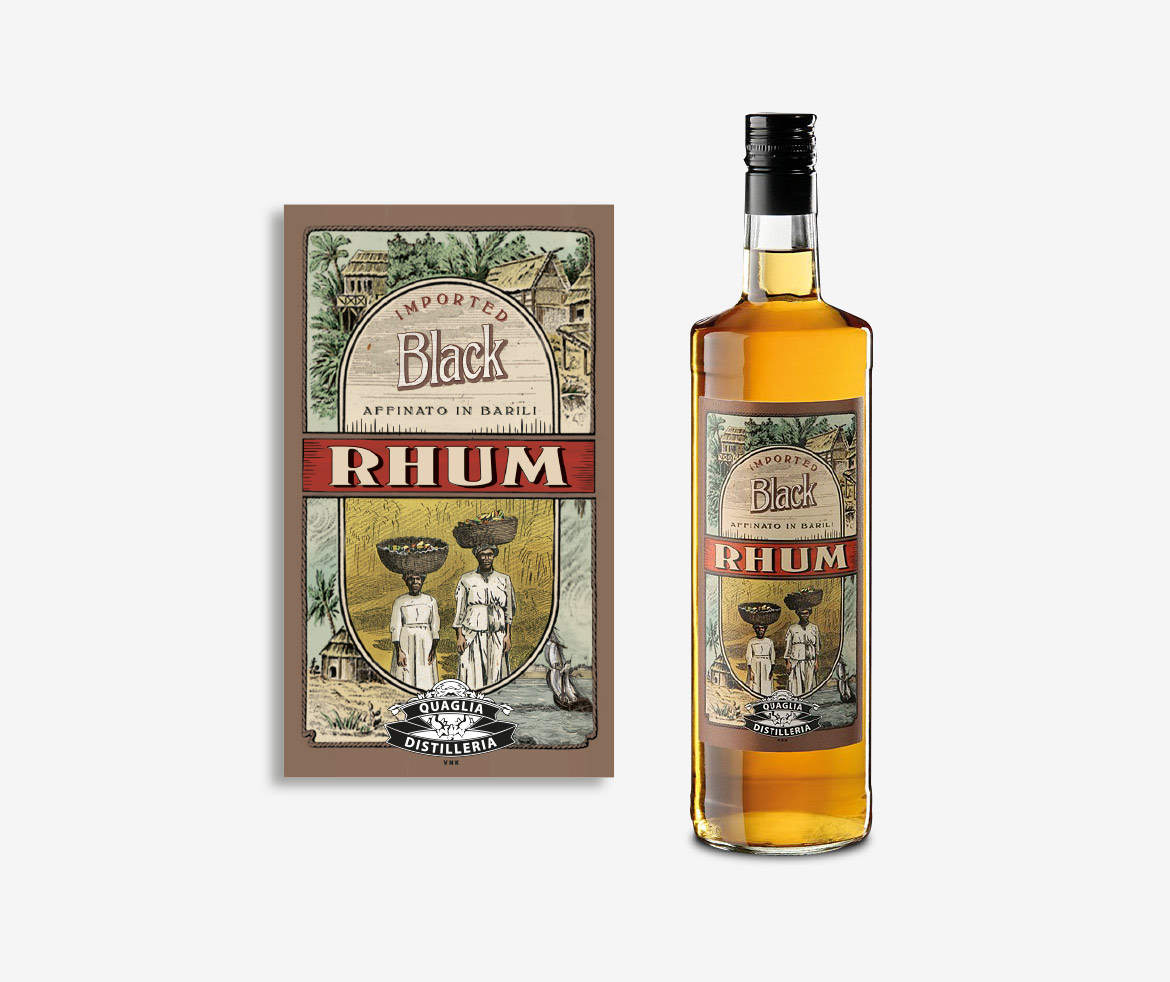 Studio etichette Rhum