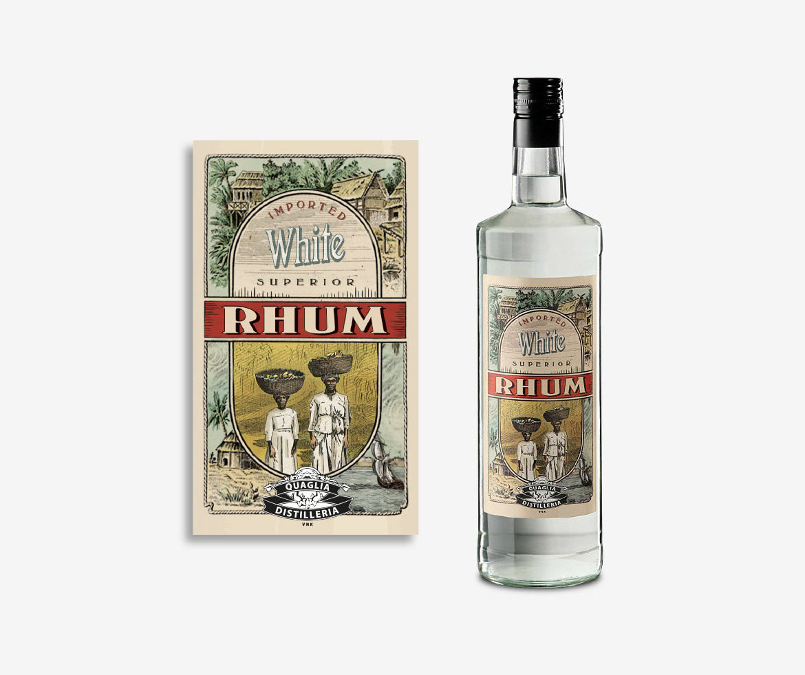 Studio etichette Rhum