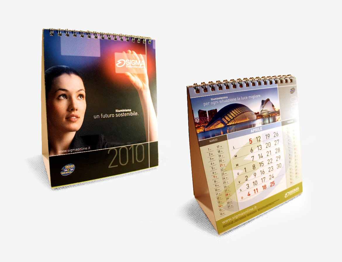 Sigma Elettroforniture :: Brochure Istituzionale, Calendario personalizzato