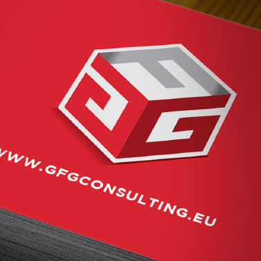 GFG Consulting - Studio del marchio aziendale, immagine coordinata, biglietto da visita. dpadv.com grafica e comunicazione