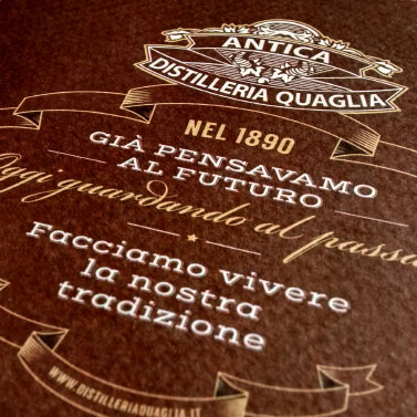 Antica Distilleria Quaglia :: Studio Flyer. dpadv.com grafica e comunicazione