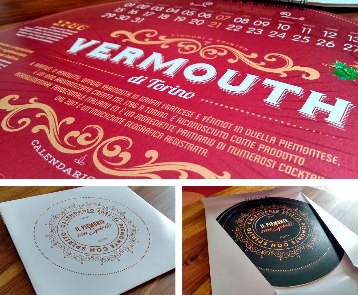 Calendario Gadget 2021 Personalizzato Liquori e Spirits